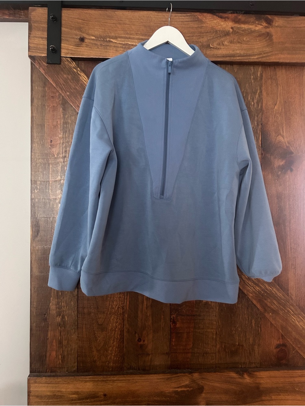 Women’s Target brand All In Motion Half-Zip Pullover Sweater - Slate Blue
